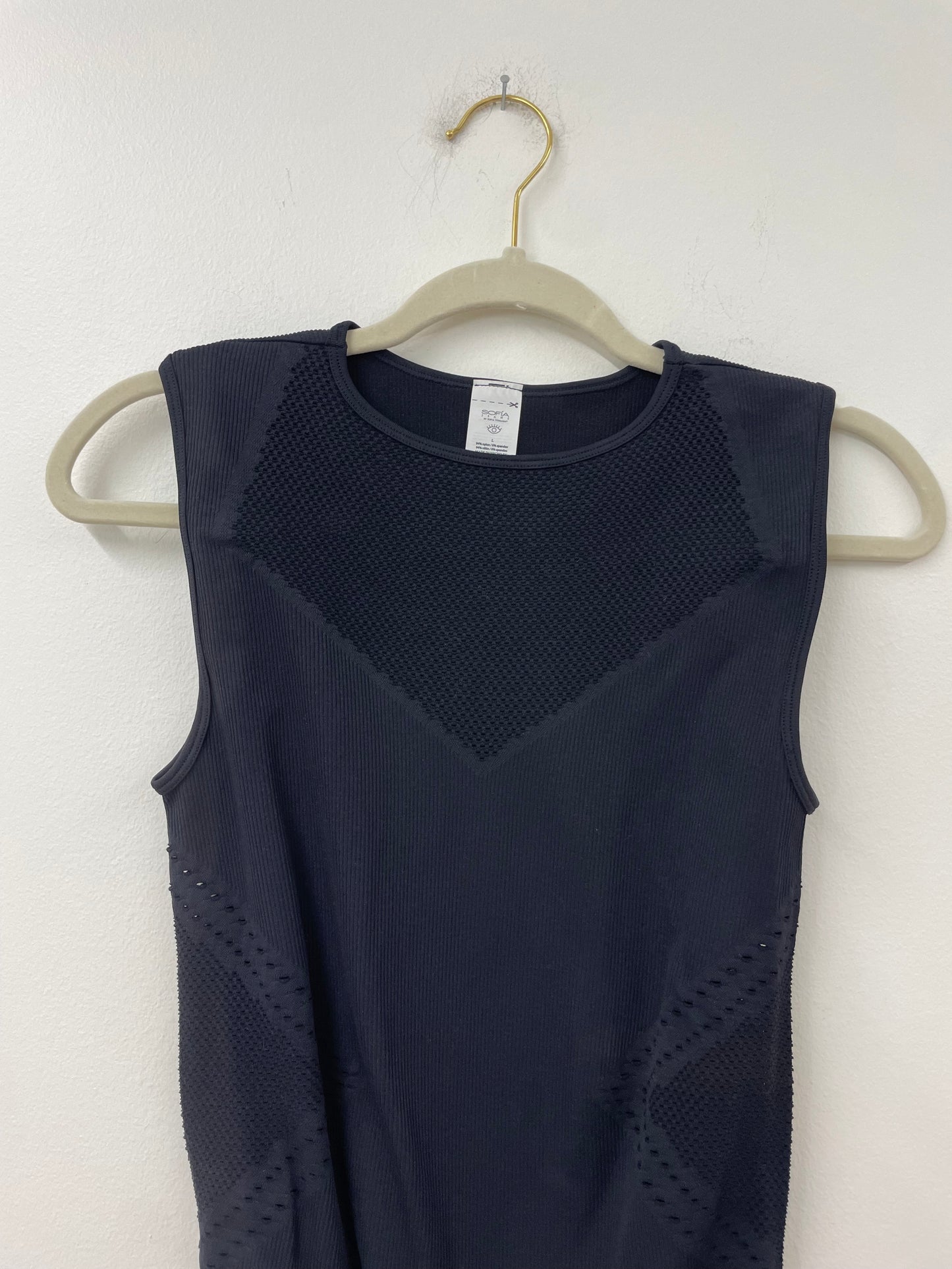 Sophia sleeveless body suit Size L /EUC - fits like a S / M