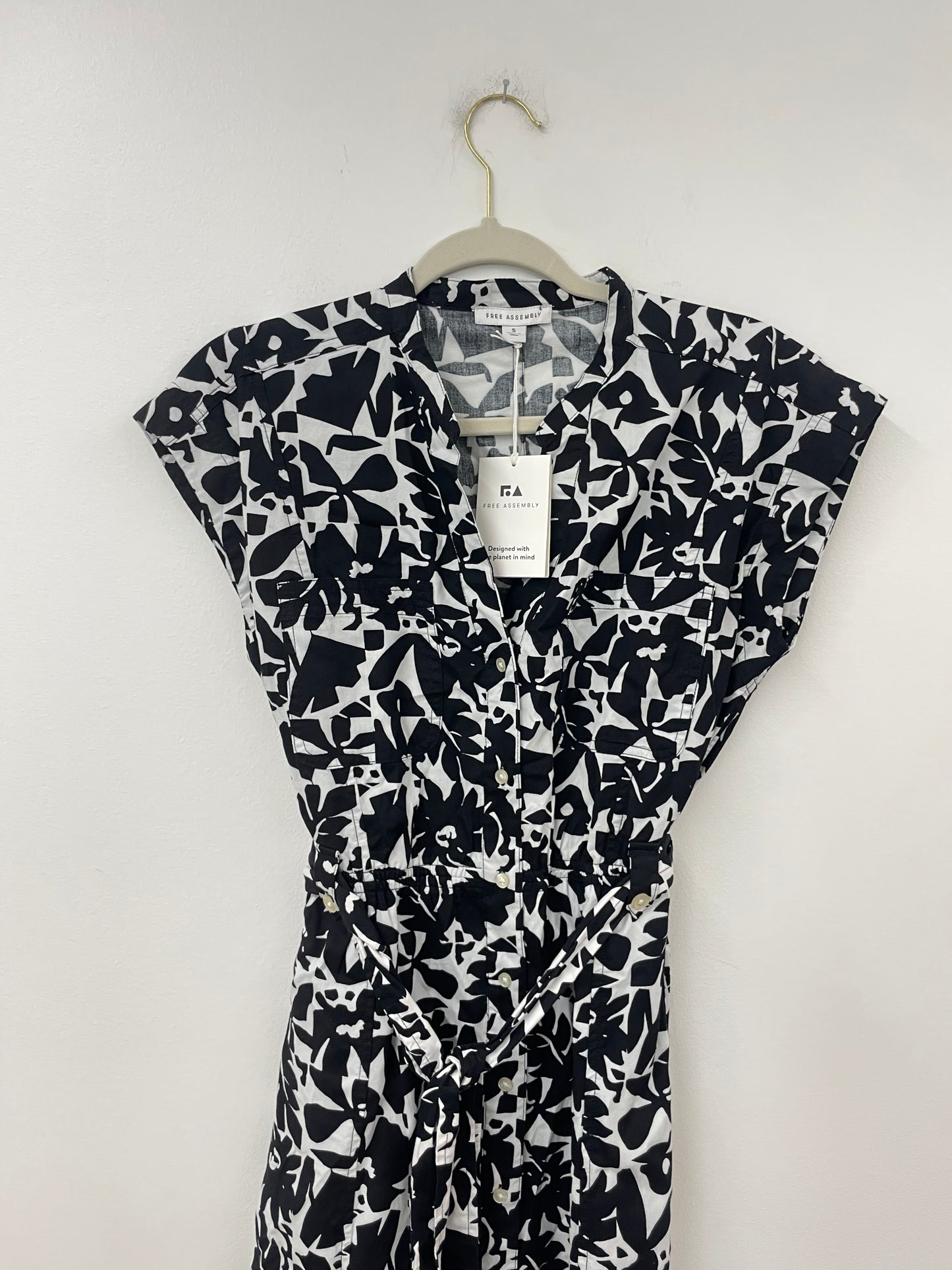 Free Assembly utility dress Size S / NWT