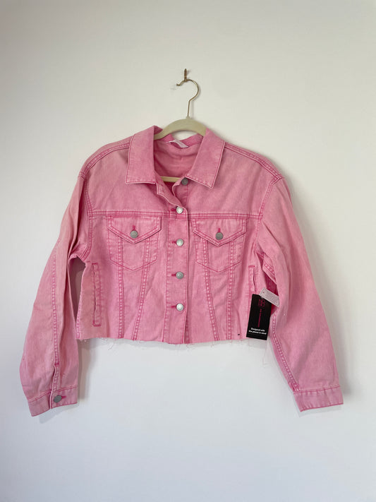 No Boundaries crop Jean jacket Size S / NWT