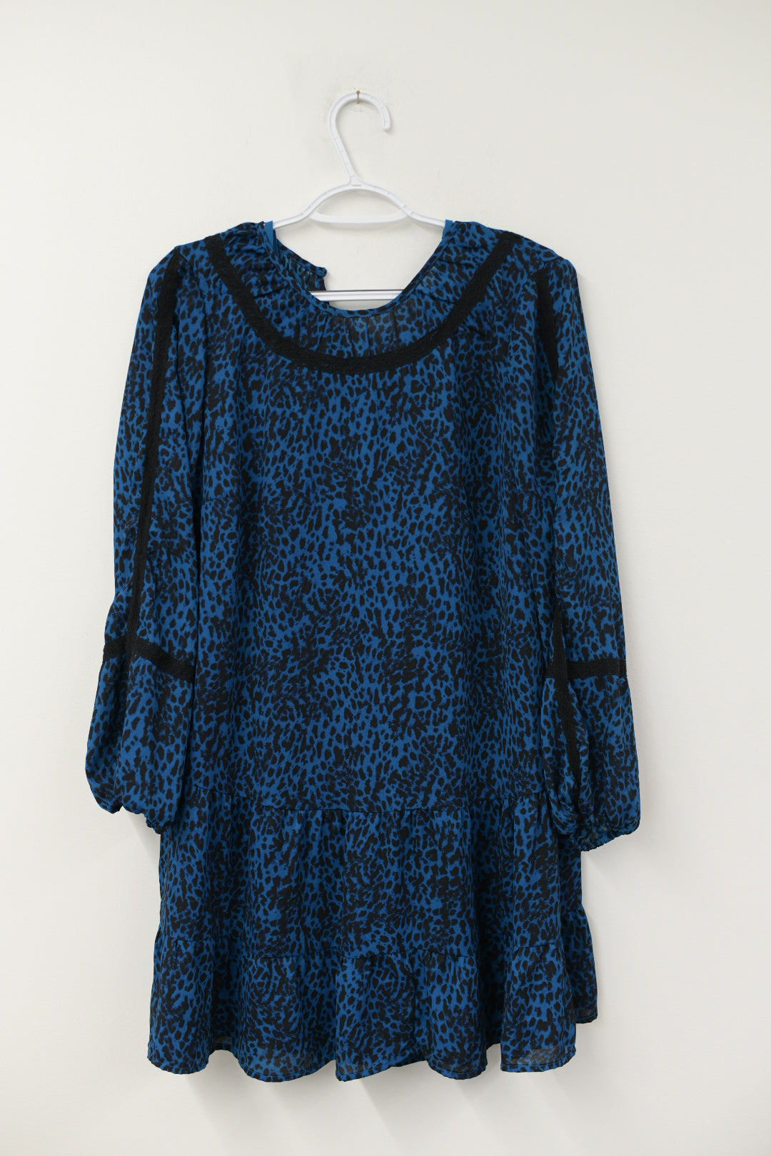 Time and Tru long sleeve babydoll mini dress Size S/ EUC