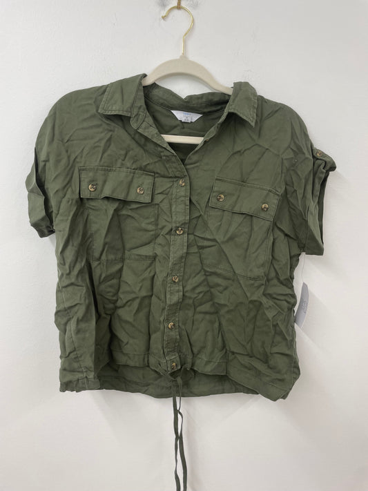 Time and Tru chambray utility top Size S / NWT
