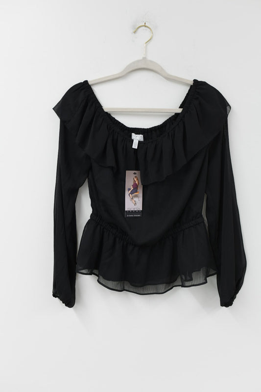 Sofia off the shoulder peplum top Size S / NWT