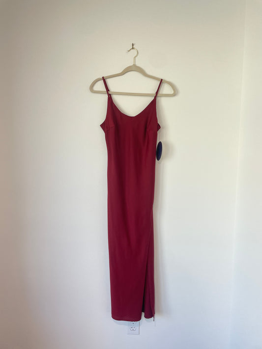 Scoop side slit midi dress Size S /NWT