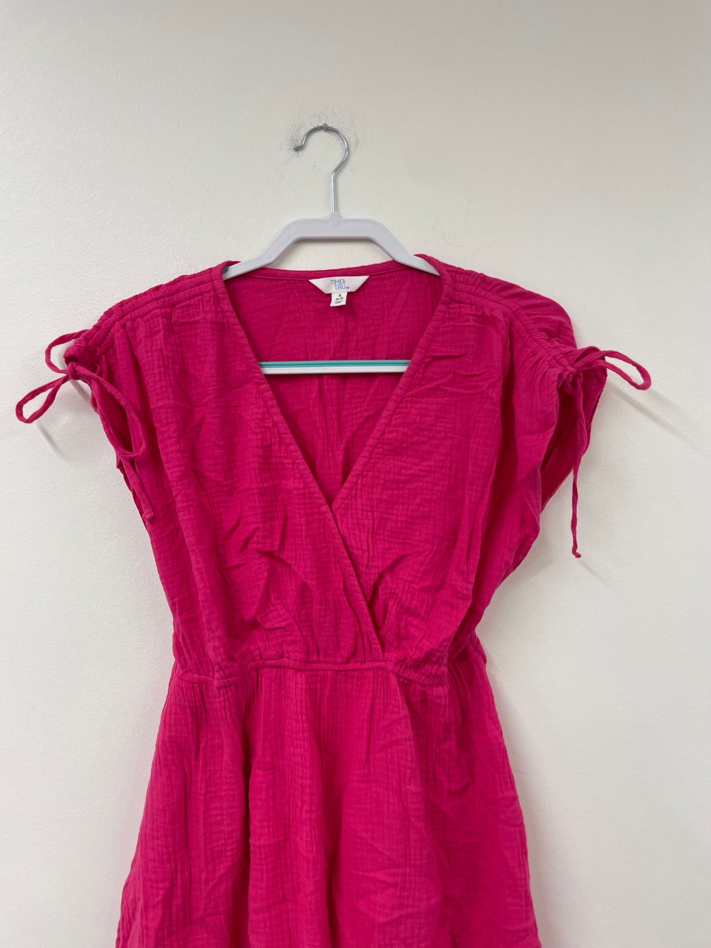 Time and Tru tie sleeve mini dress Size S / EUC