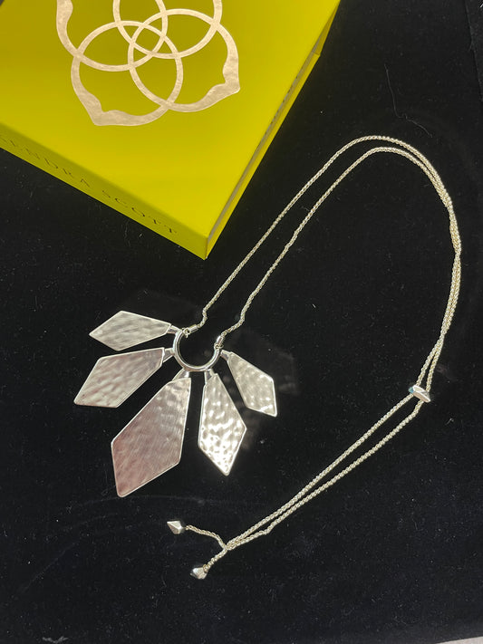 Kendra Scott gold Mari statement necklace