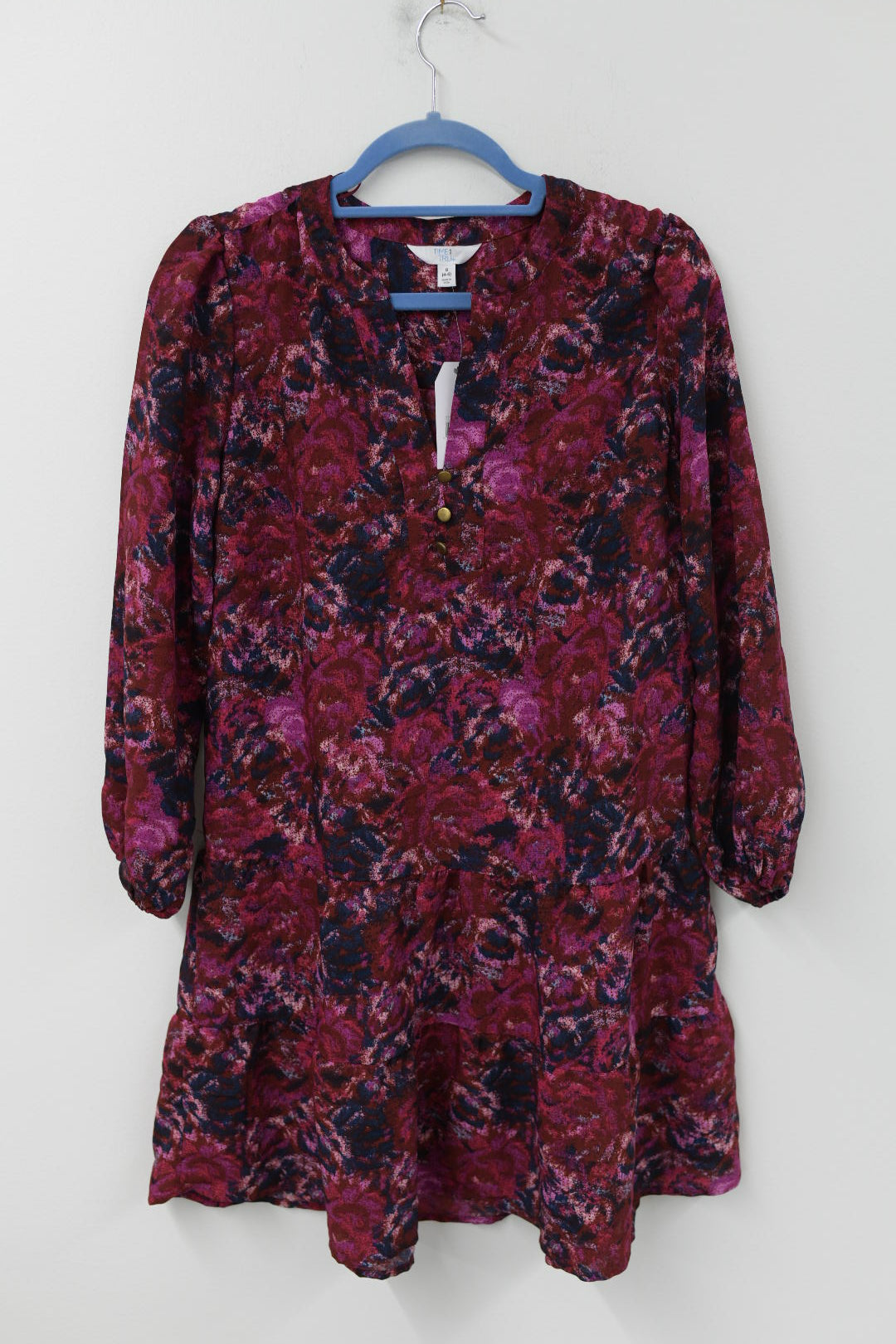 Time and Tru tiered mini dress Size S / NWT