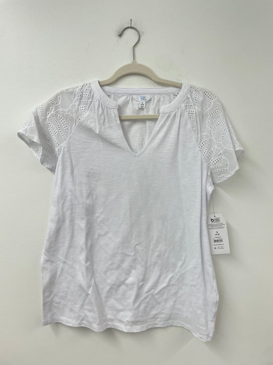 Time and Tru mixed media top Size S /NWT