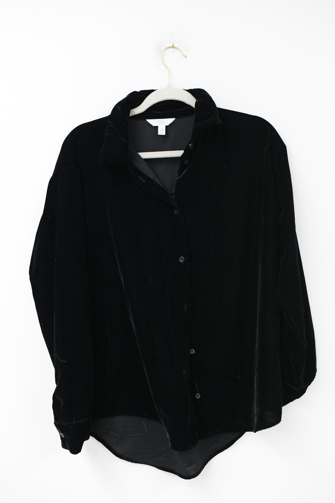 Time and Tru velvet button up blouse Size S / EUC