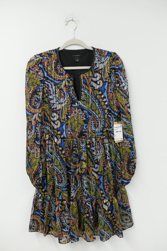 Halogen tiered mini dress Size S / NWT