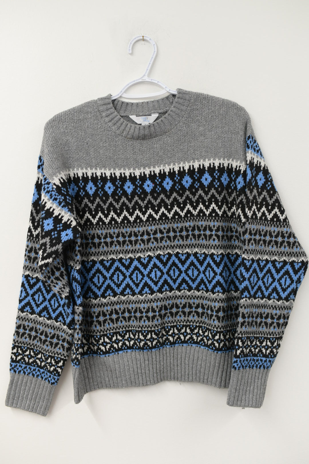 Time and Tru fair isle sweater Size S \EUC