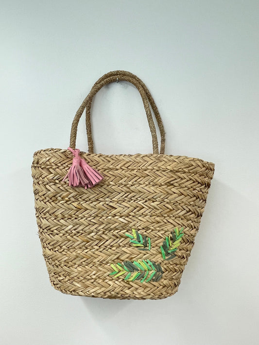 Vineyard Vines straw tote