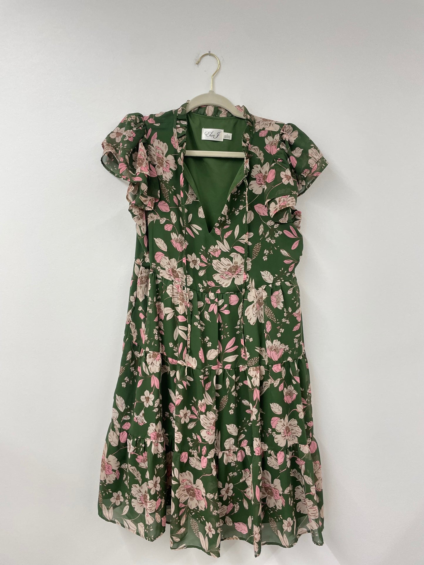 Eliza J flutter sleeve mini dress Sizr 6 /EUC