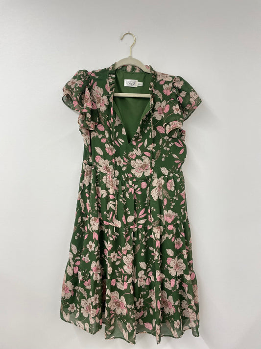 Eliza J flutter sleeve mini dress Sizr 6 /EUC