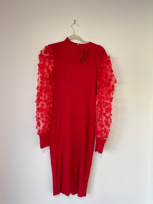 No Boundaries midi fitted dress Size L / NWT