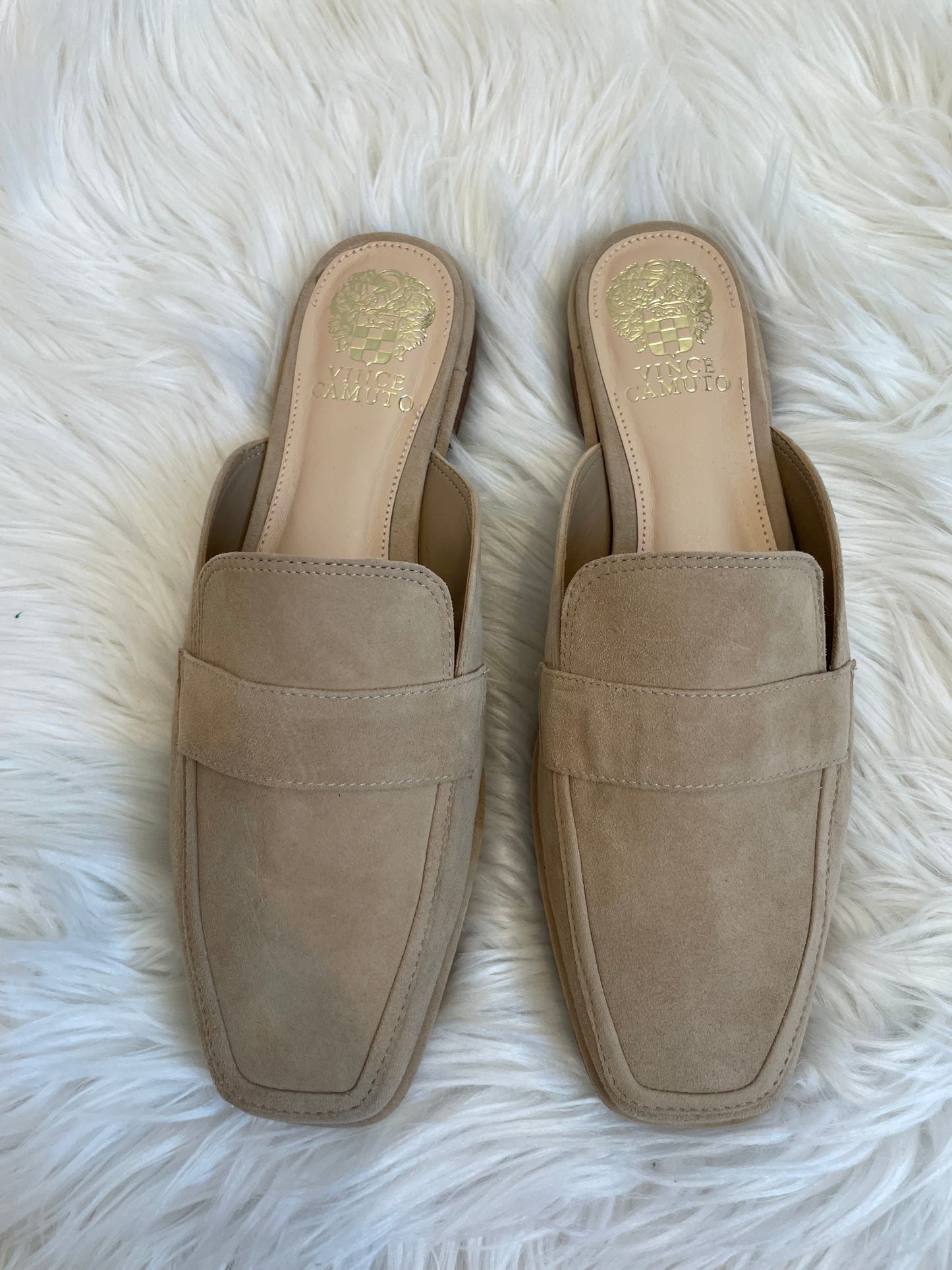 Vince Camuto leather mules Size 8