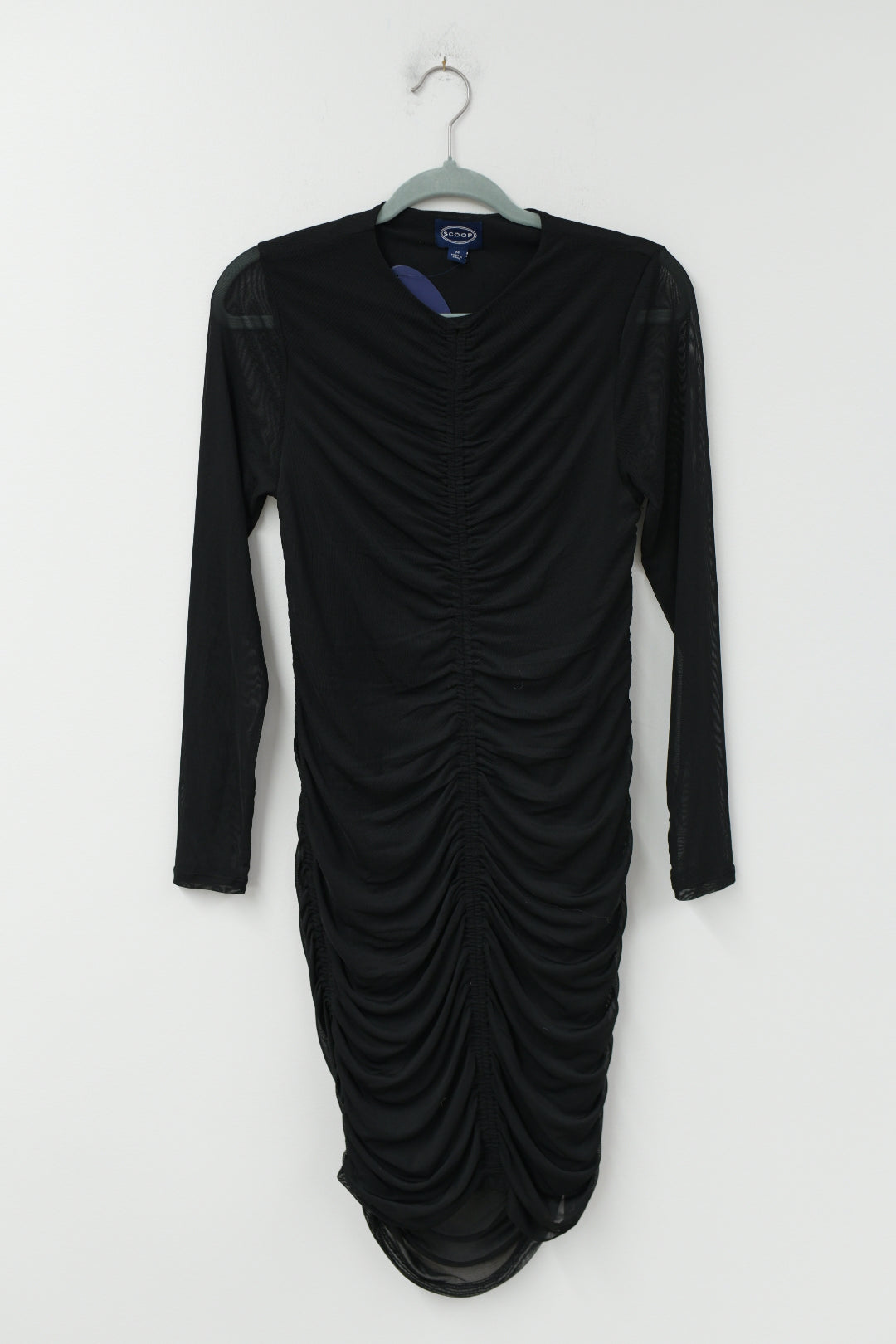Scoop fitted mesh mini dress Size M / NWT