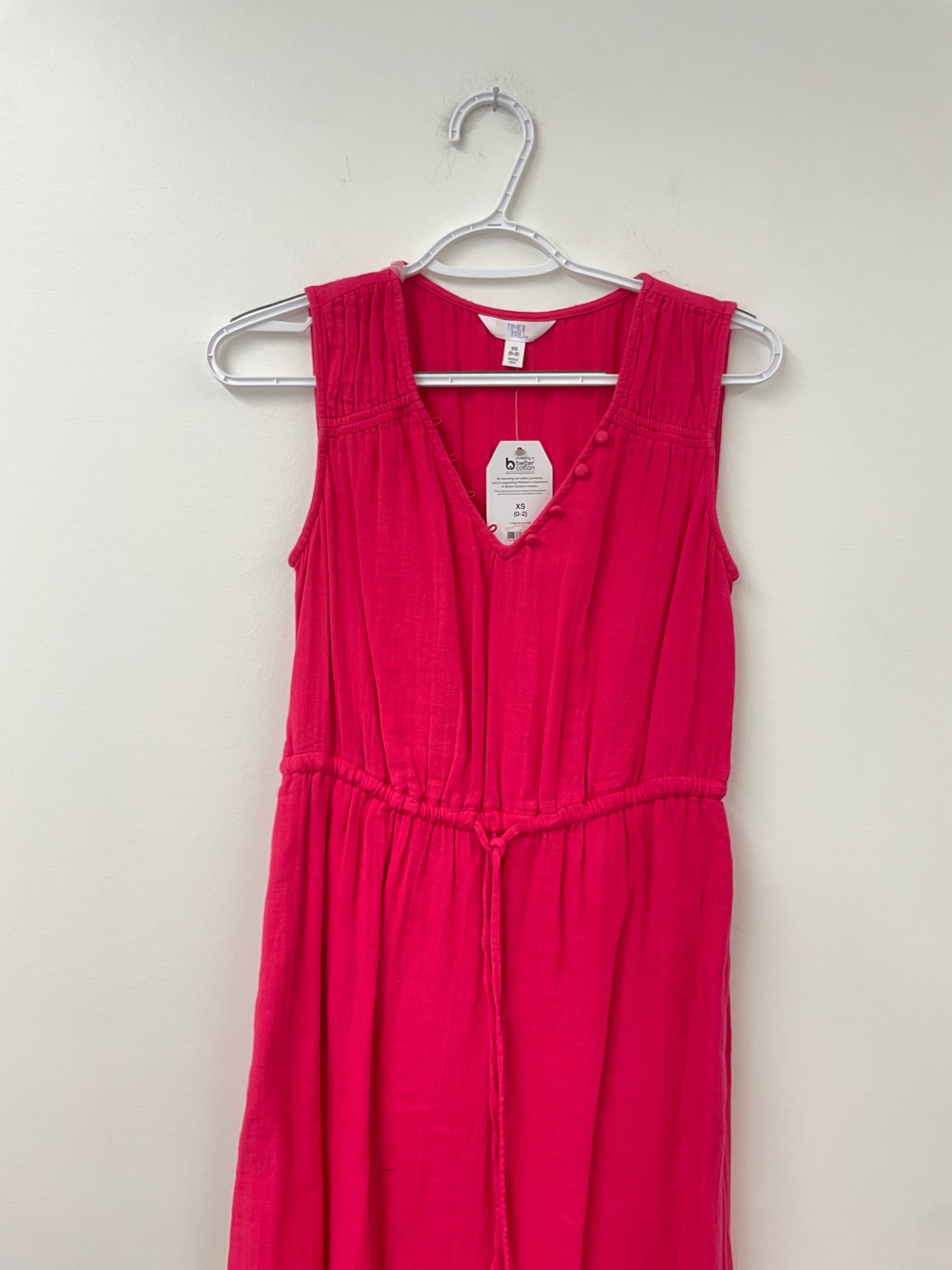 Time and Tru double cotton midi dress Size XS / NWT