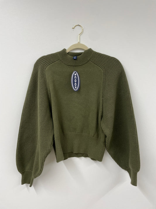 Scoop saddle shoulder sweater Size S / NWT