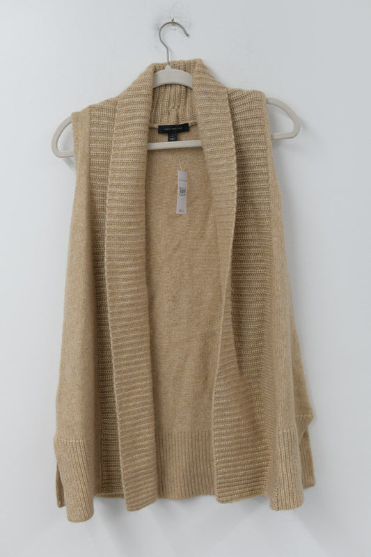 Ann Taylor sleeveless cardigan Size M / NWT