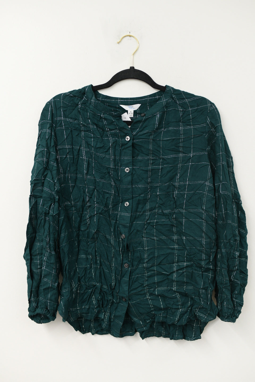 Time and Tru button blouse Size S / NWT