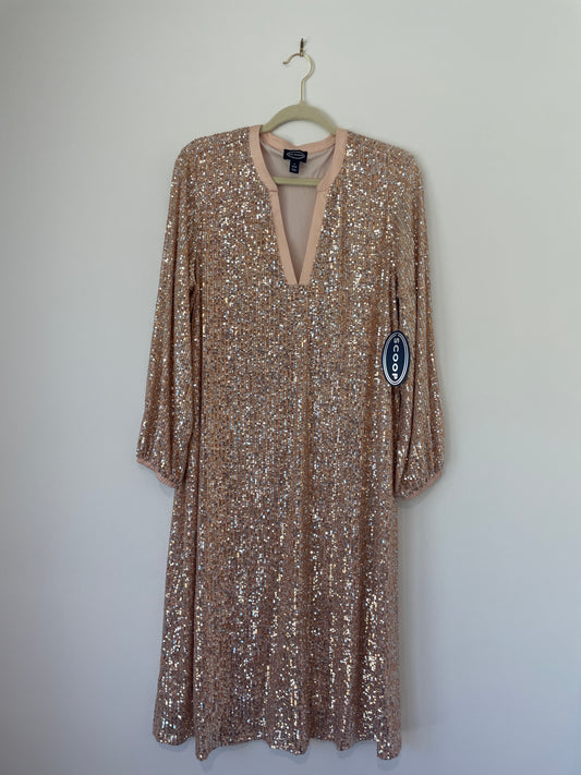 Scoop midi sequins dress Size M / NWT