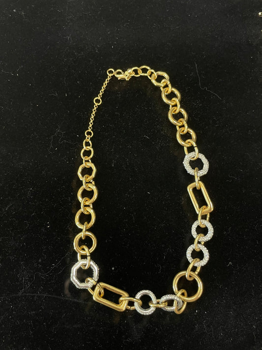 Ann Taylor chunky gold necklace