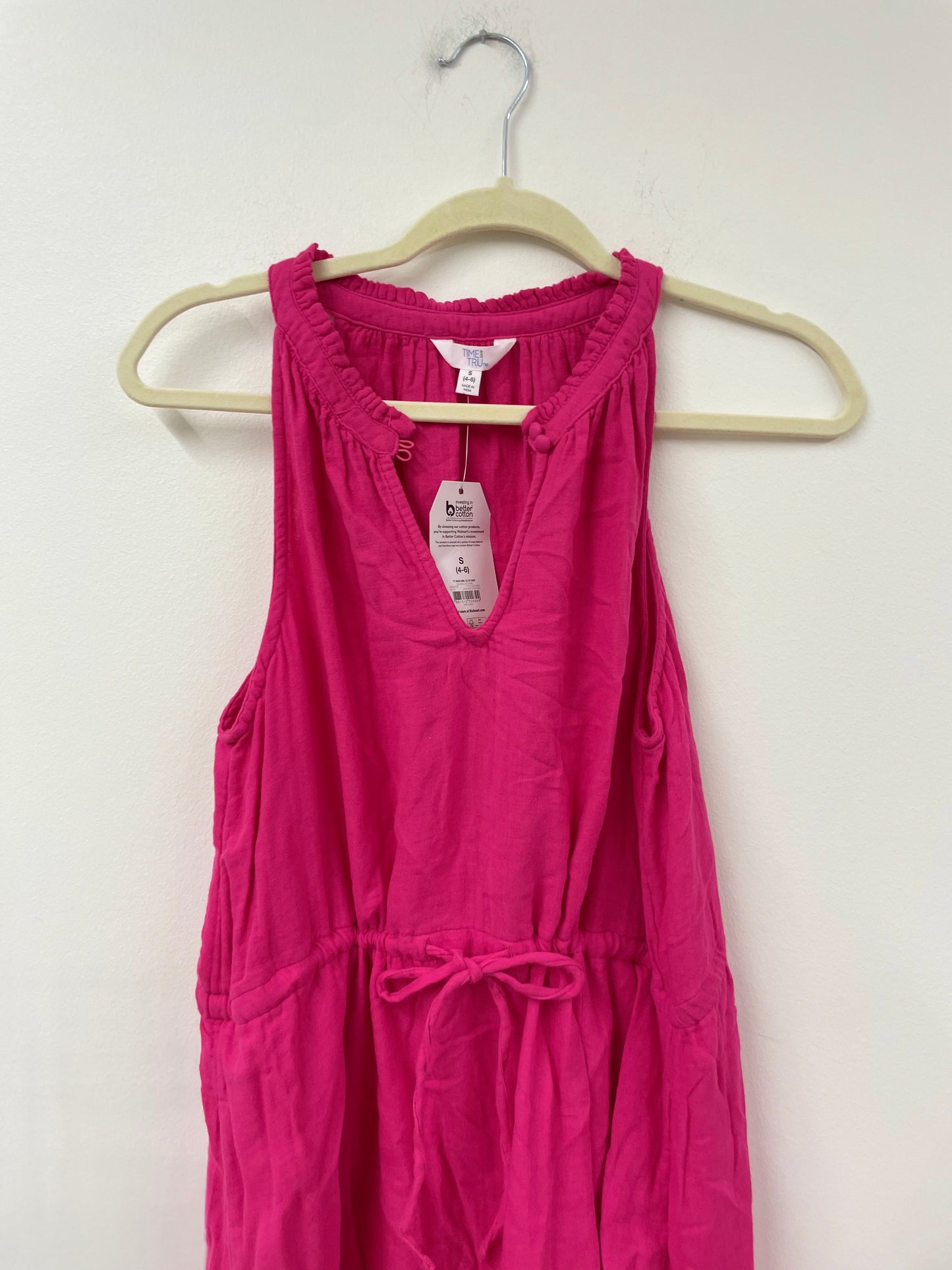 Time and Tru double cloth sleeveless midi dress Size S / NWT
