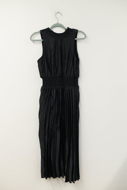 Sofia sleeveless pleated midi dress Size S/NWT