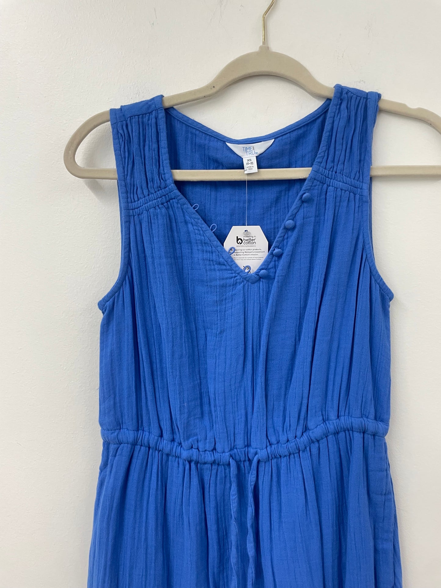 Time and Tru double cotton midi dress Size XS / NWT