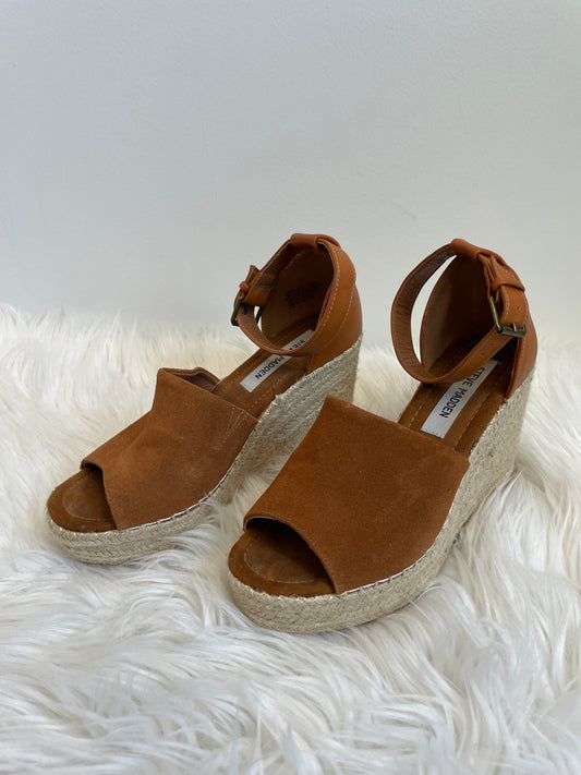 Steve Madden suede wedge sandal Size 8