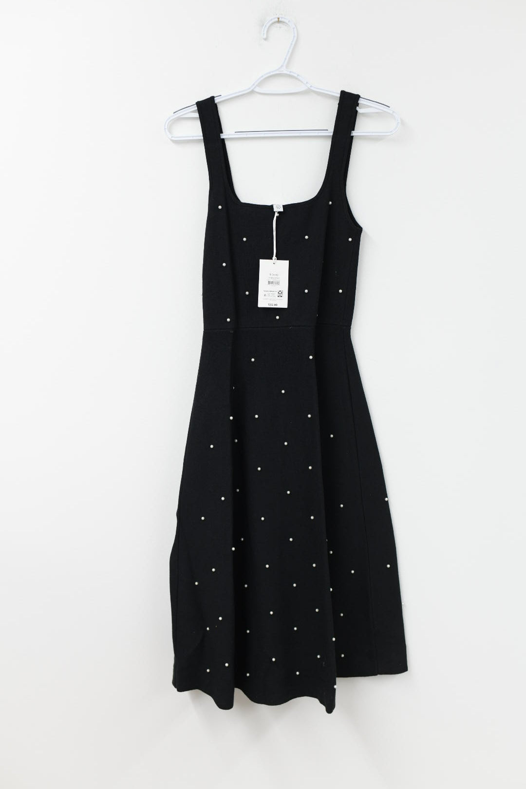 Free Assembly pearl detail sweater midi dress Size S / NWT