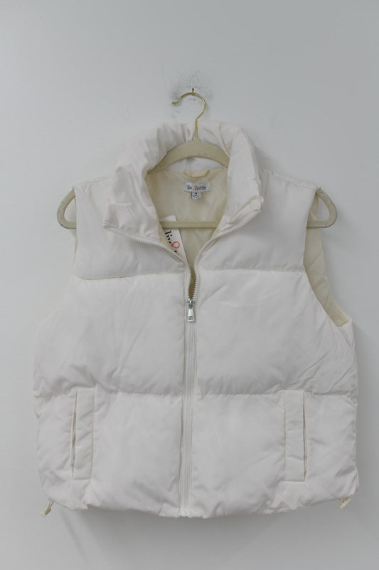 Liv & Lottie cropped puffer vest Size M / NWT