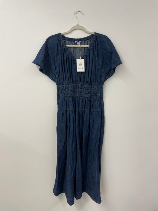 Free Assembly flutter sleeve midi dress Size S /NWT