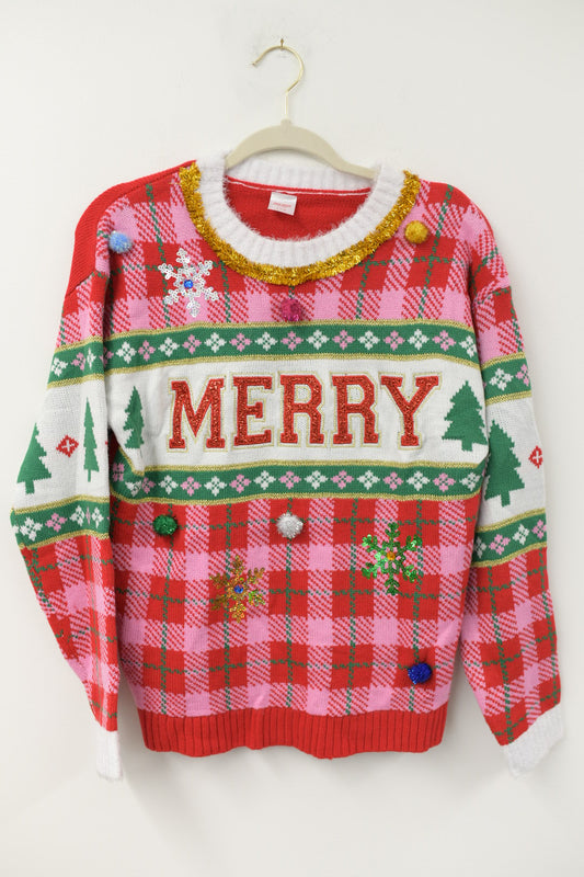 Holiday Time sweater Size S /EUC