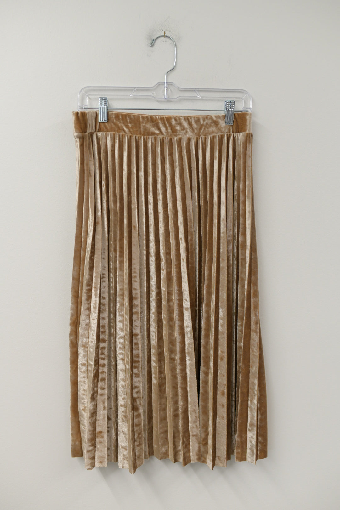 Time and Tru velvet pleated midi skirt Size S/ EUC