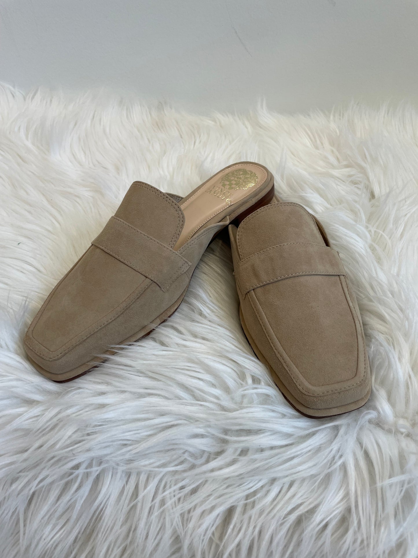 Vince Camuto leather mules Size 8