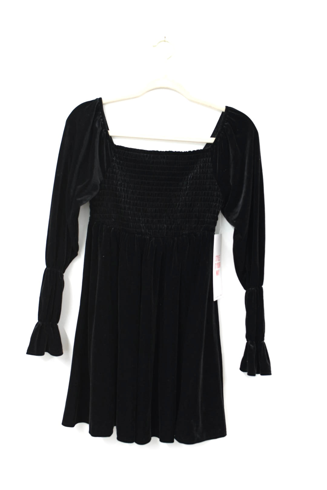 Celebrity Pink velvet babydoll dress  Size S / NWT