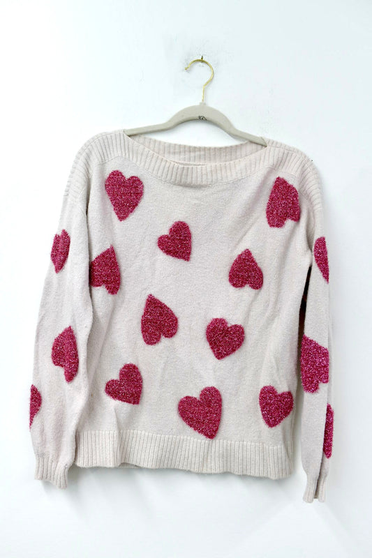Loft Valentine’s Day sweater Size S / EUC
