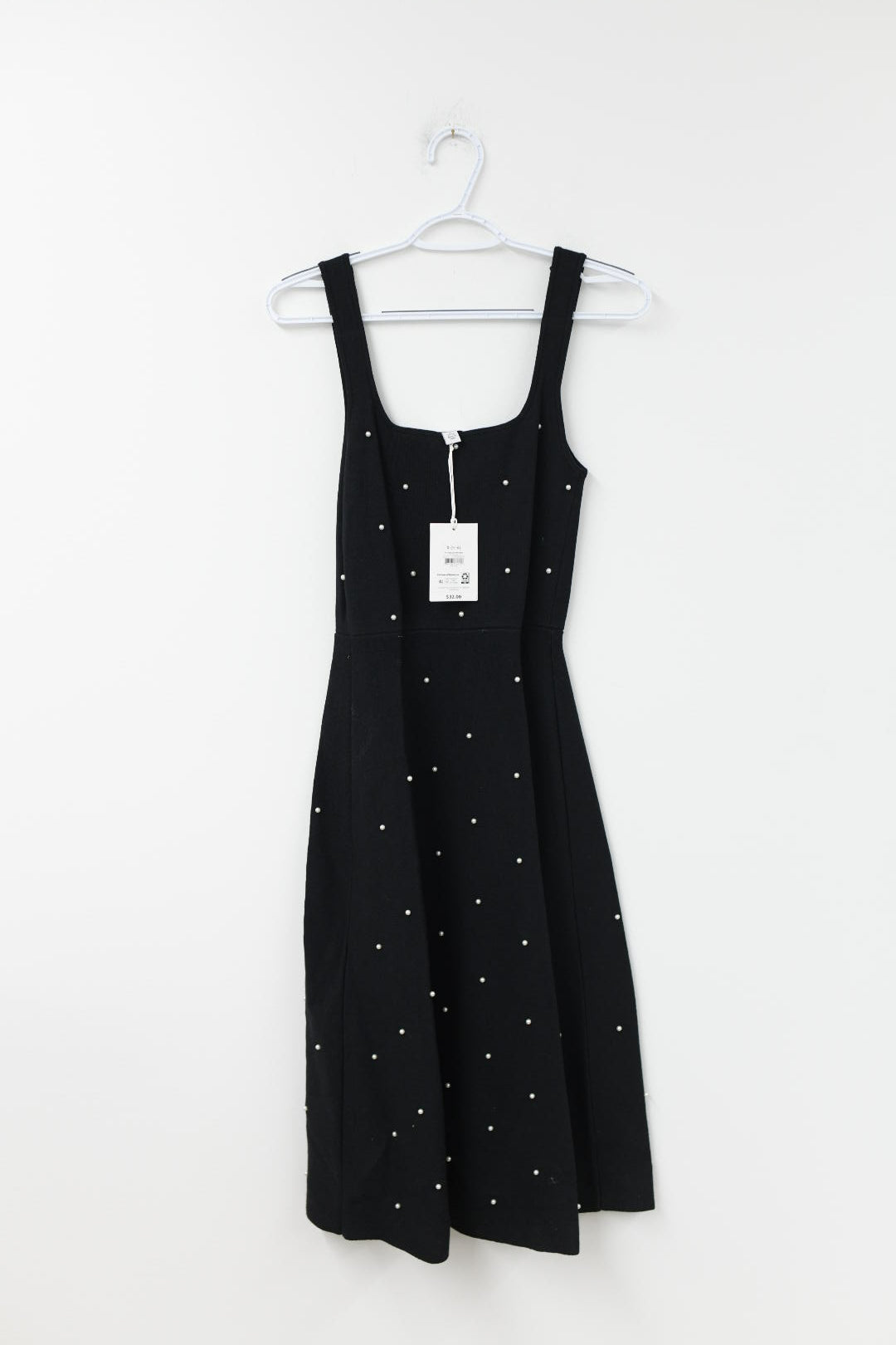 Free Assembly pearl detail sweater midi dress Size S / NWT
