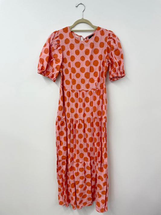 Who What Wear puffed sleeve maxi dress Size S / EUC