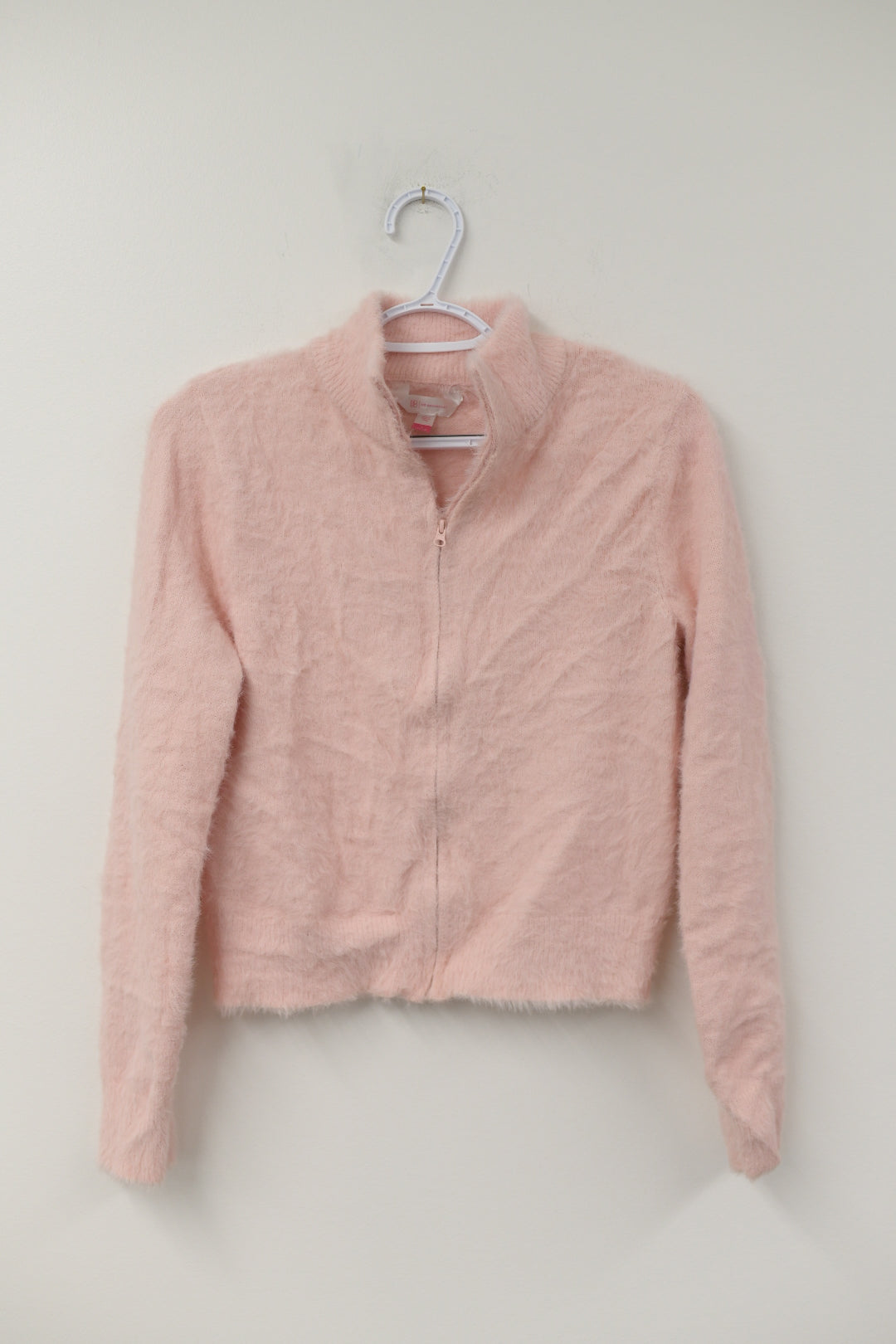 No Boundaries fuzzy zip up sweater Size L / EUC