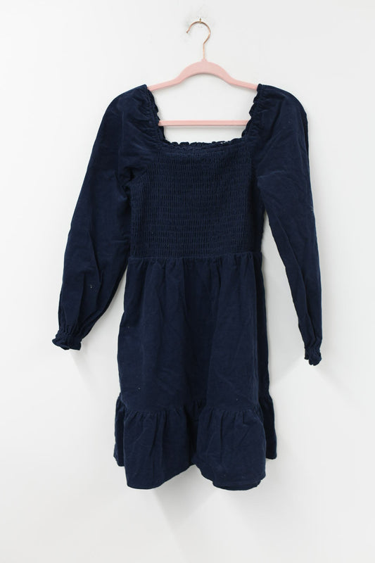 Time and Tru smocked cord mini dress Size S / NWT