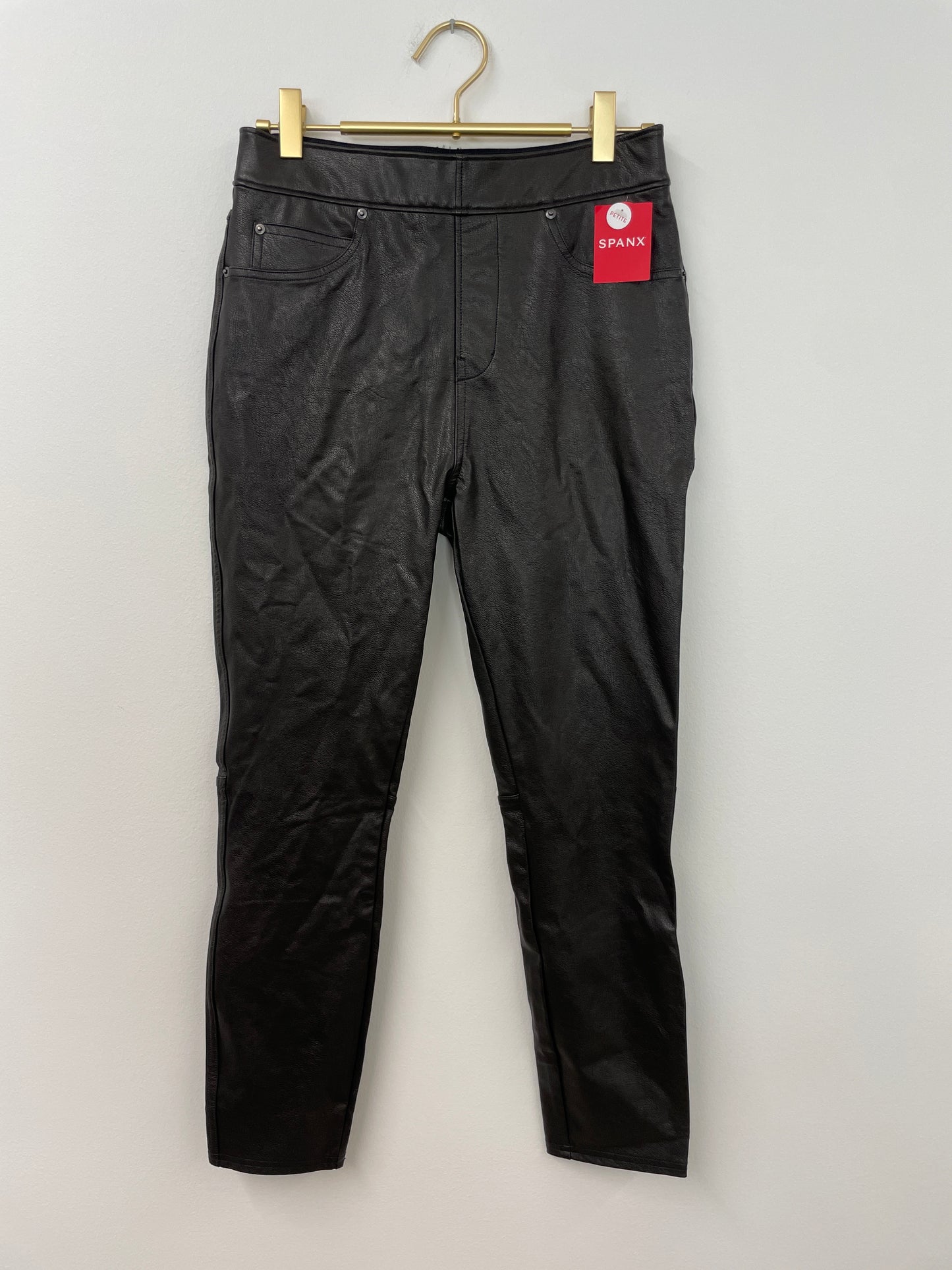 Spanx leather like skinny pants / petite S / NWT