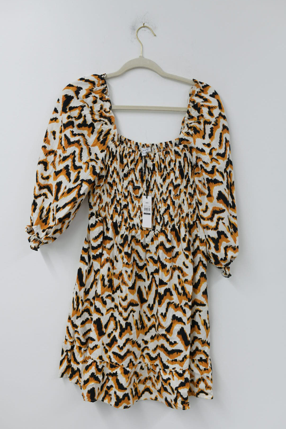 The Get square neck mini dress Size S / NWT