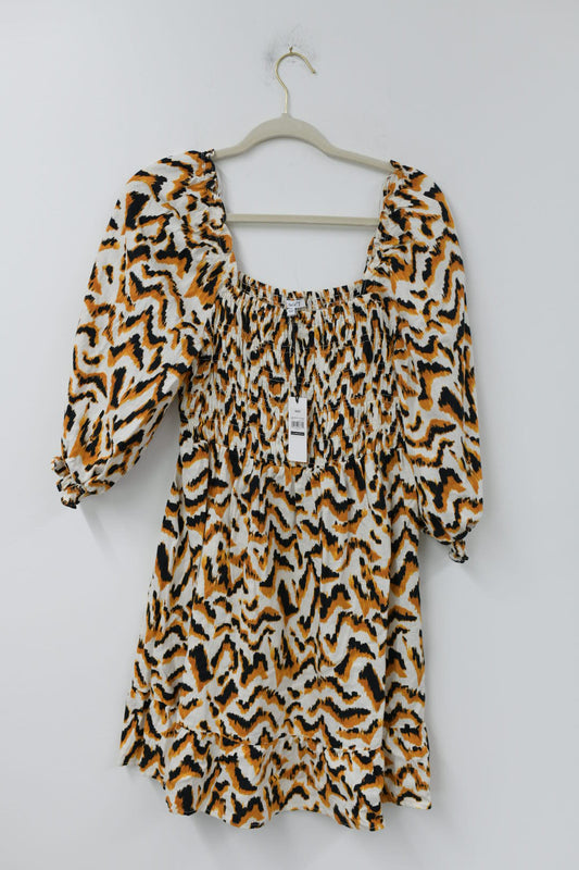 The Get square neck mini dress Size S / NWT