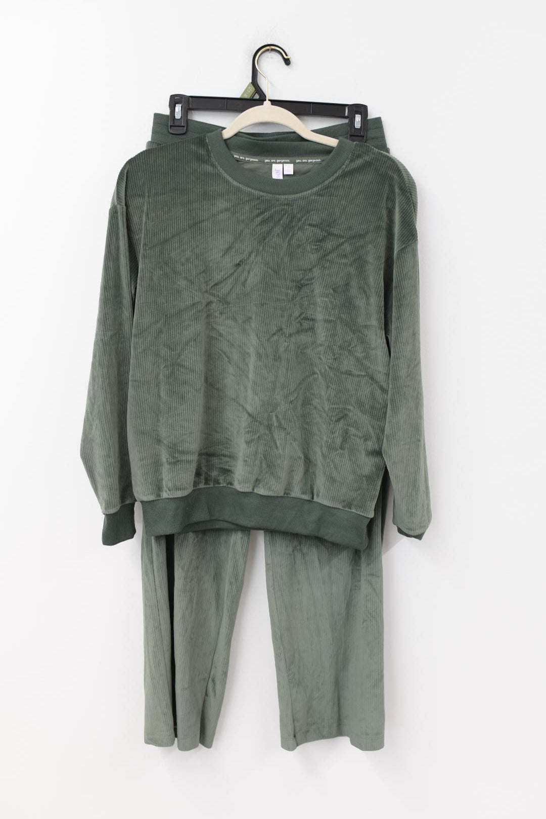 Joyspun ribbed velour pj set Size S / EUC