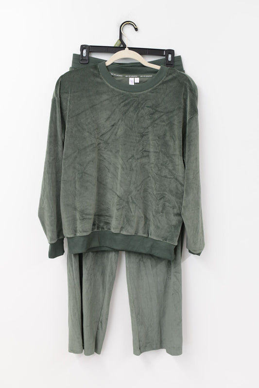 Joyspun ribbed velour pj set Size S / EUC