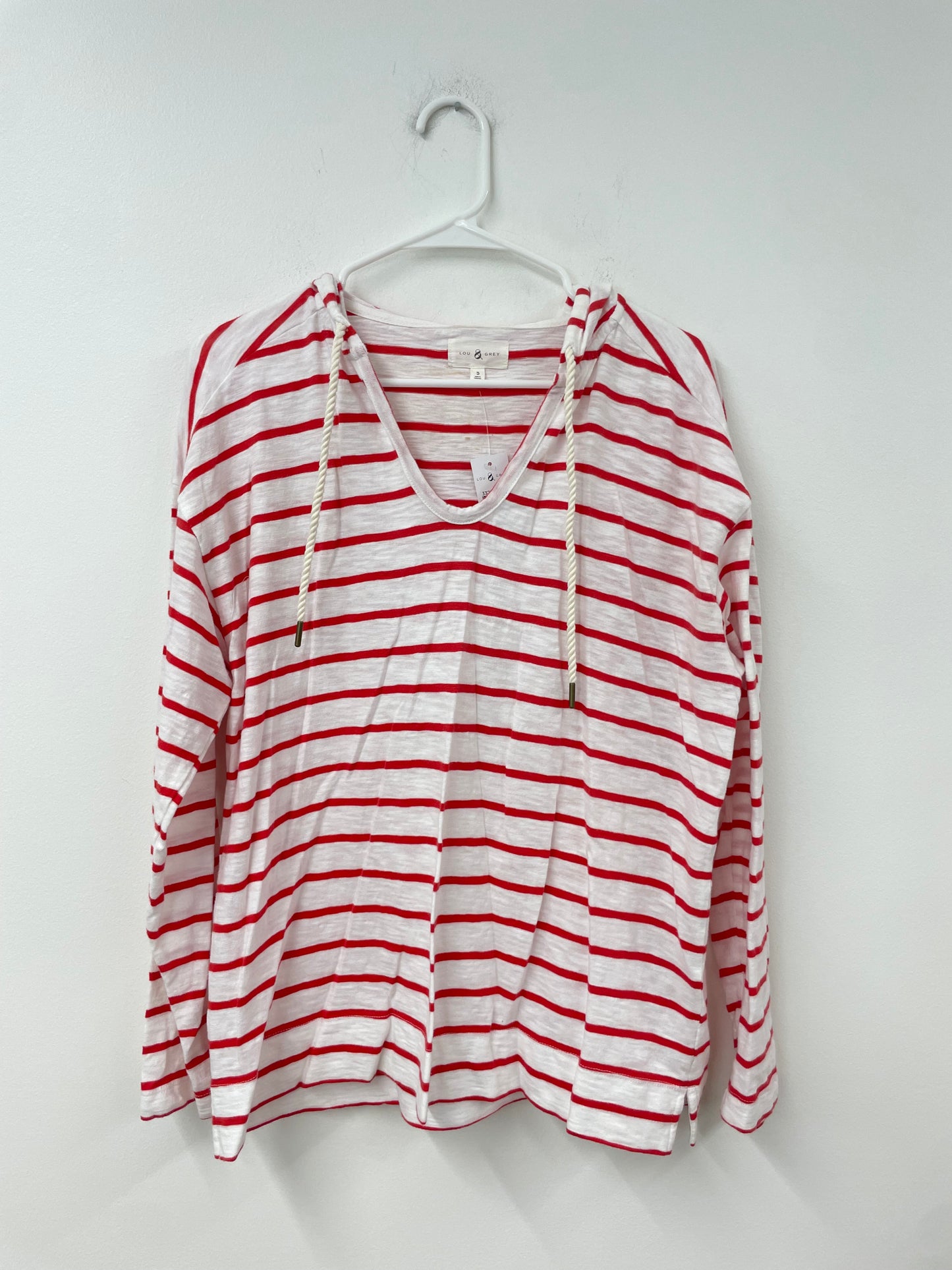 Lou & Grey hooded shirt Size S /NWT