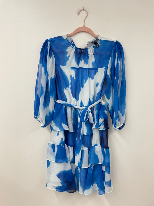 Scoop elbow sleeve tiered mini dress Size S /EUC