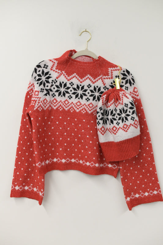 No Boundaries sweater with hat Size S /NWT